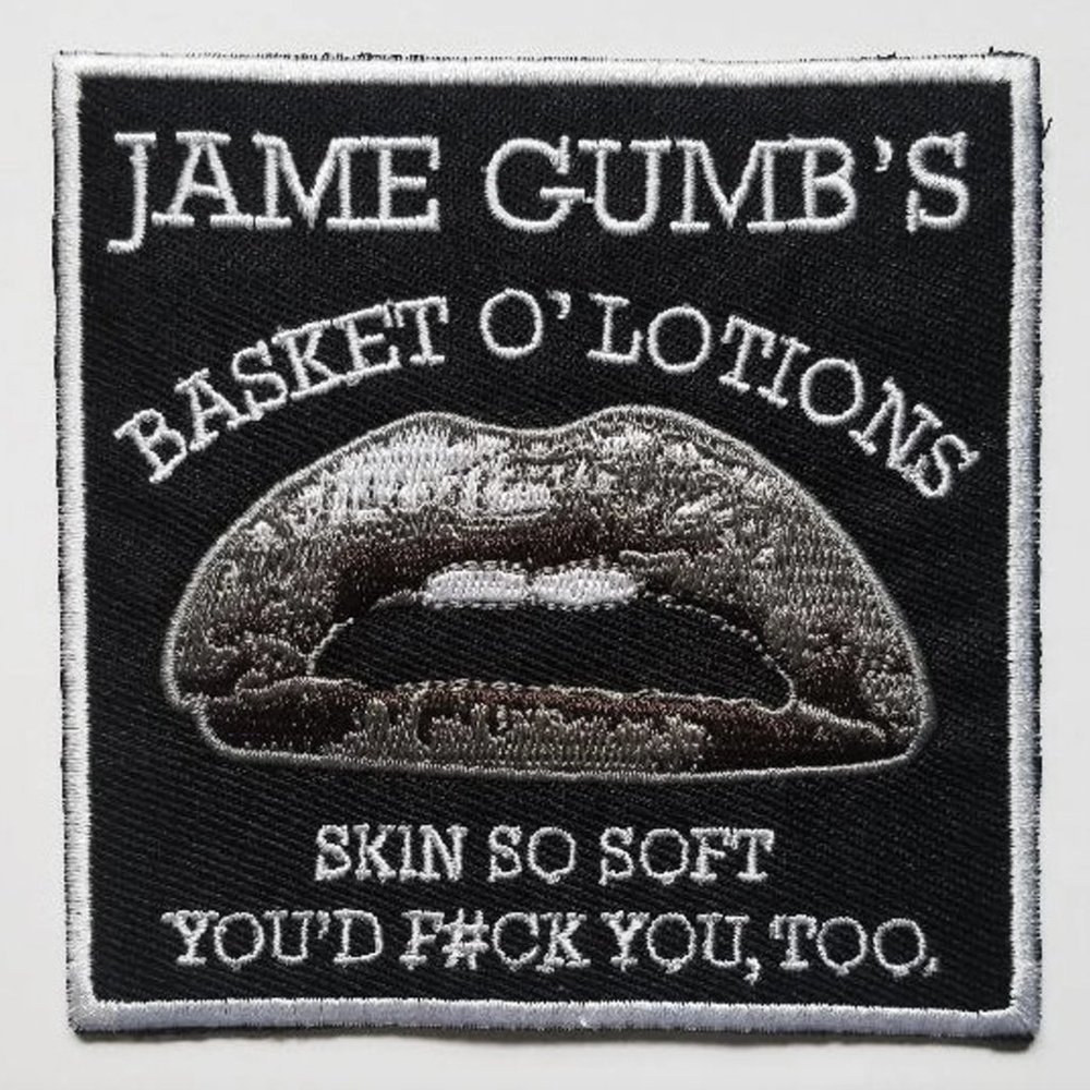 NEW - Silence of the Lambs - Embroidered Patch - Buffalo Bill Jame Gumb's Lotion